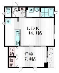 アヴニール綾瀬の物件間取画像